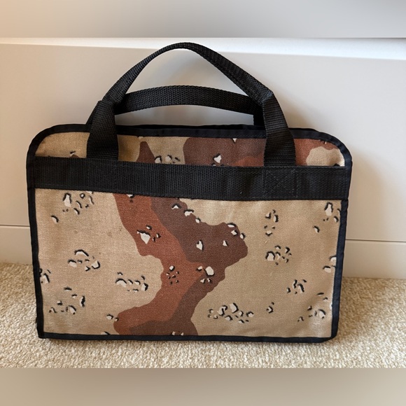 combat military camo desert camouflage bag briefcase laptop ammo army navy USA - Picture 1 of 9